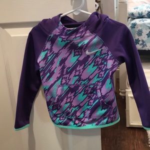 NWOT Purple and turquoise Nike hoodie